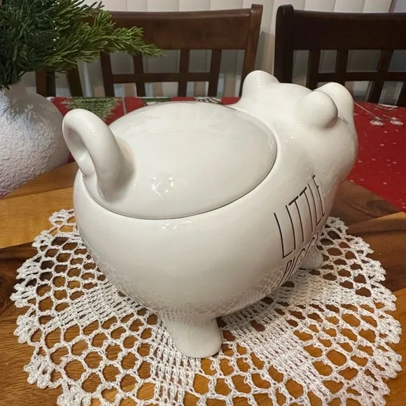 ceramic “LITTLE PIGGY 🐖” canister - Picture 10 of 12